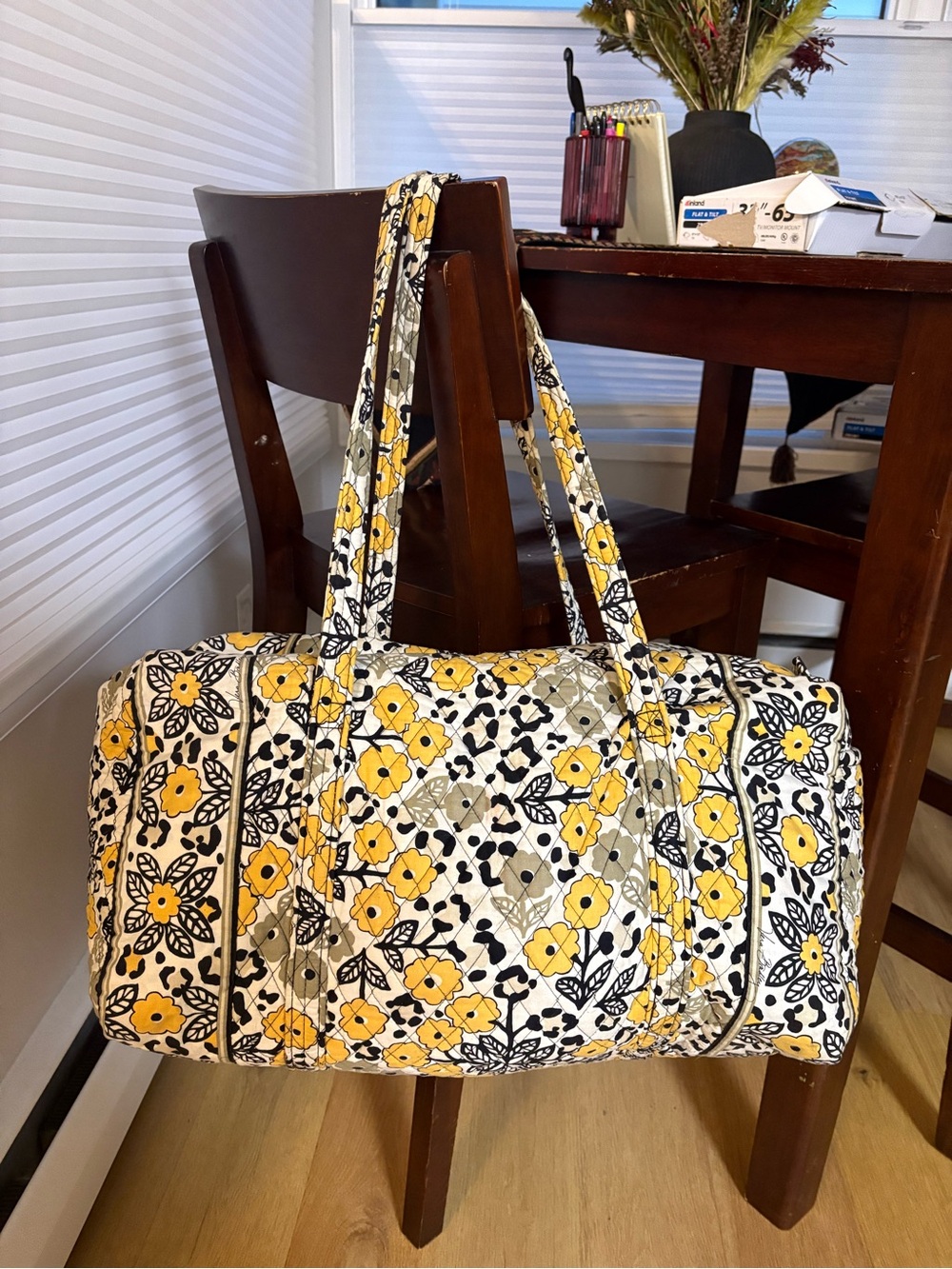 Vera Bradley Baroque Duffel Bag Retired 2010 Pattern